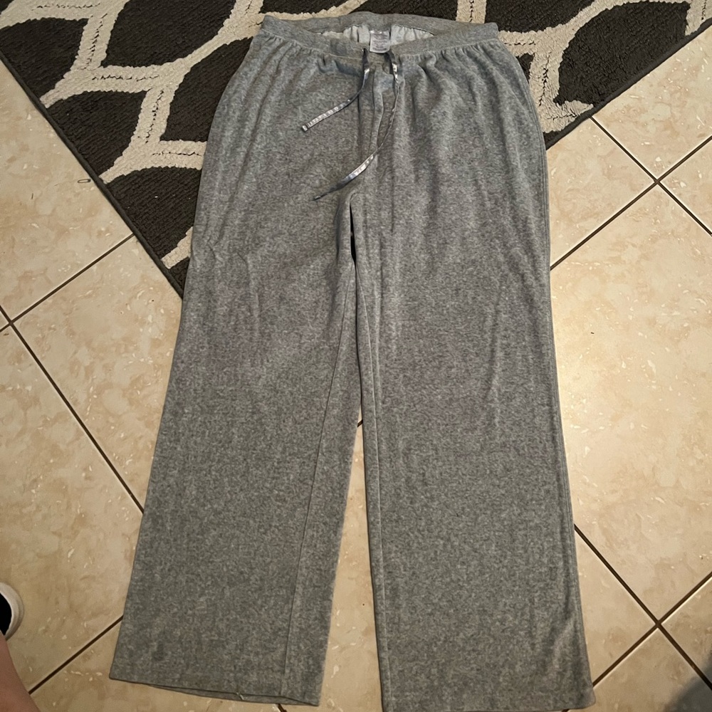 Grey Cotton Blend Lounge Pants 1XT